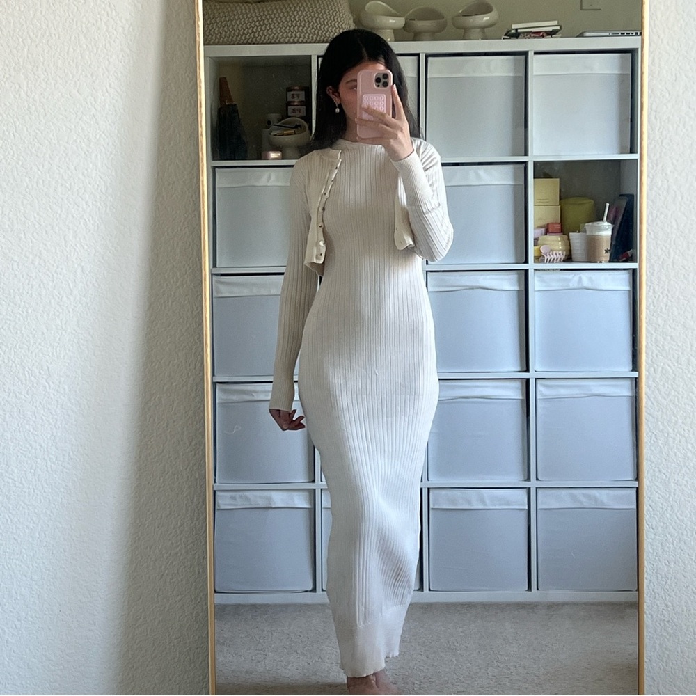 knit dress coord